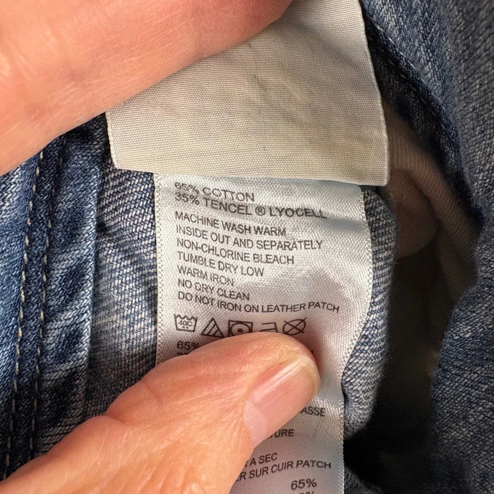 Tommy Bahama Standard Jeans 40x30 Blue Cotton Tencel Blend Coastal Casual‎ Denim